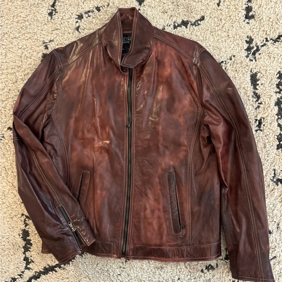 Lorenzo Firenze Expresso Whisky Leather Jacket - Picture 1 of 4